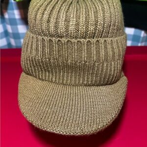 Stylish Tan Knit Women's Hat